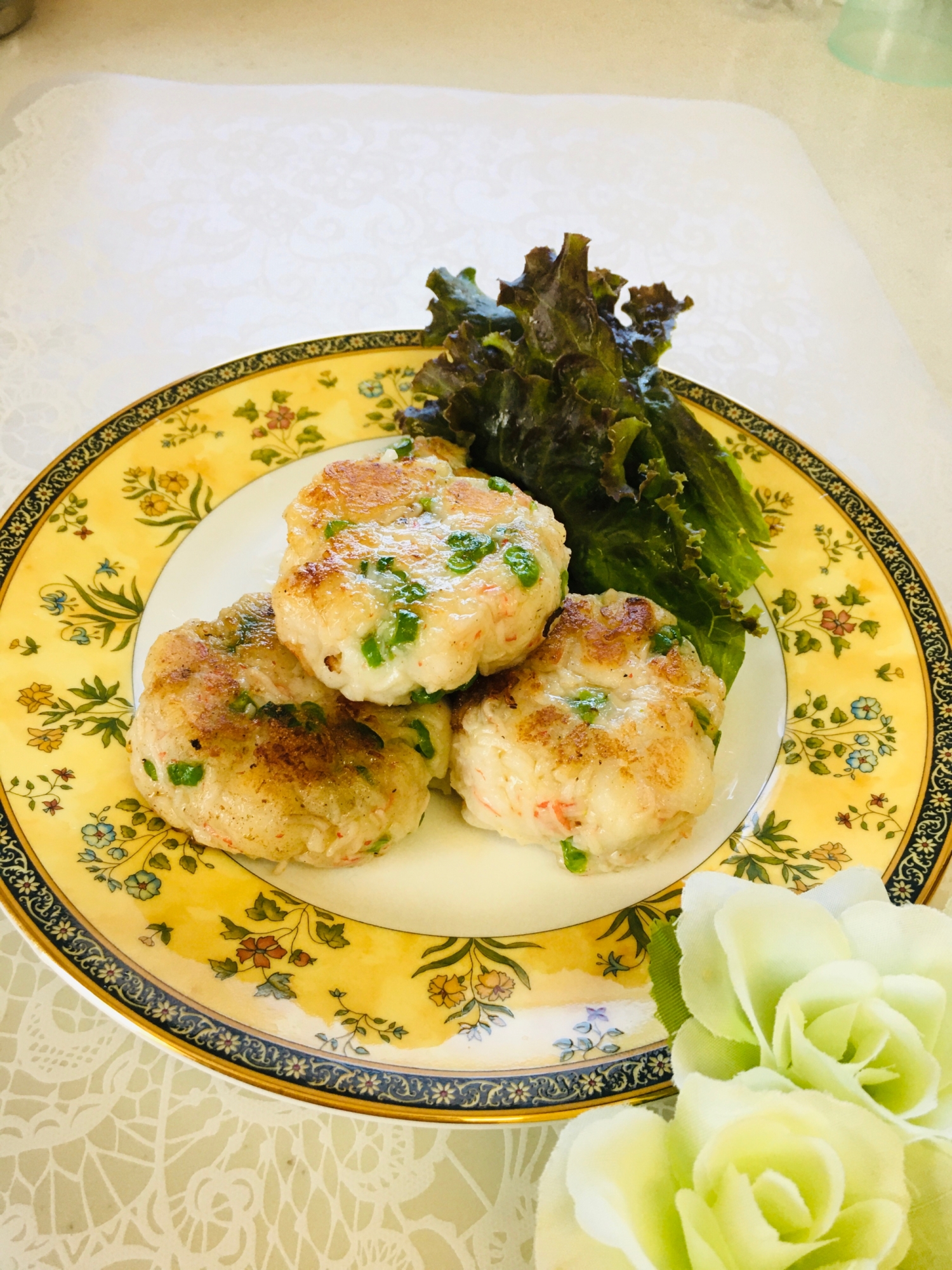 ☆はんぺんとカニカマボールのバター焼き☆