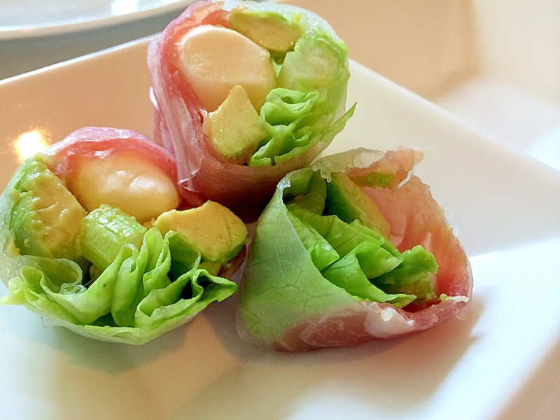 生ハム アボカド チーズの生春巻き レシピ 作り方 By Cocoa Nana 楽天レシピ 生ハム アボカド チーズの生春巻き レシピ 作り方 By Cocoa Nana 楽天レシピ