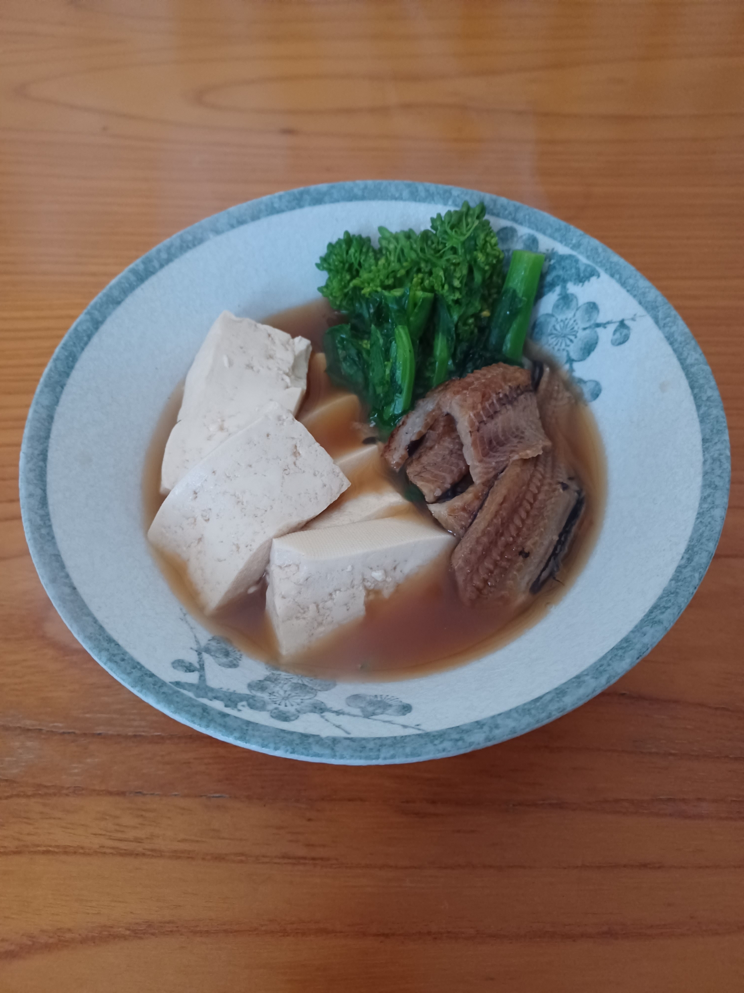 豆腐の穴子の炊き合わせ