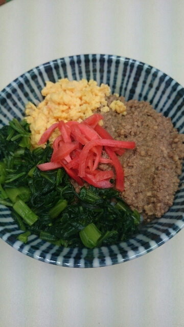 三色丼♪