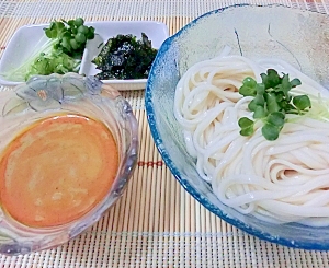 ピリ辛☆ごまだれうどん