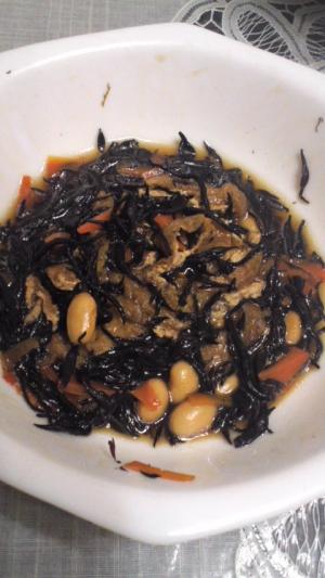 アレンジOK♪レンジで簡単!ひじき煮