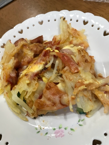 焼き方が甘かったのか崩れてしまいました。でも、とても美味しかったです。息子は3回お代わりしました(^^)