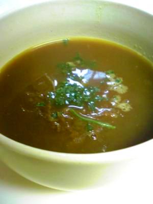 残りカレーで春雨カレースープ