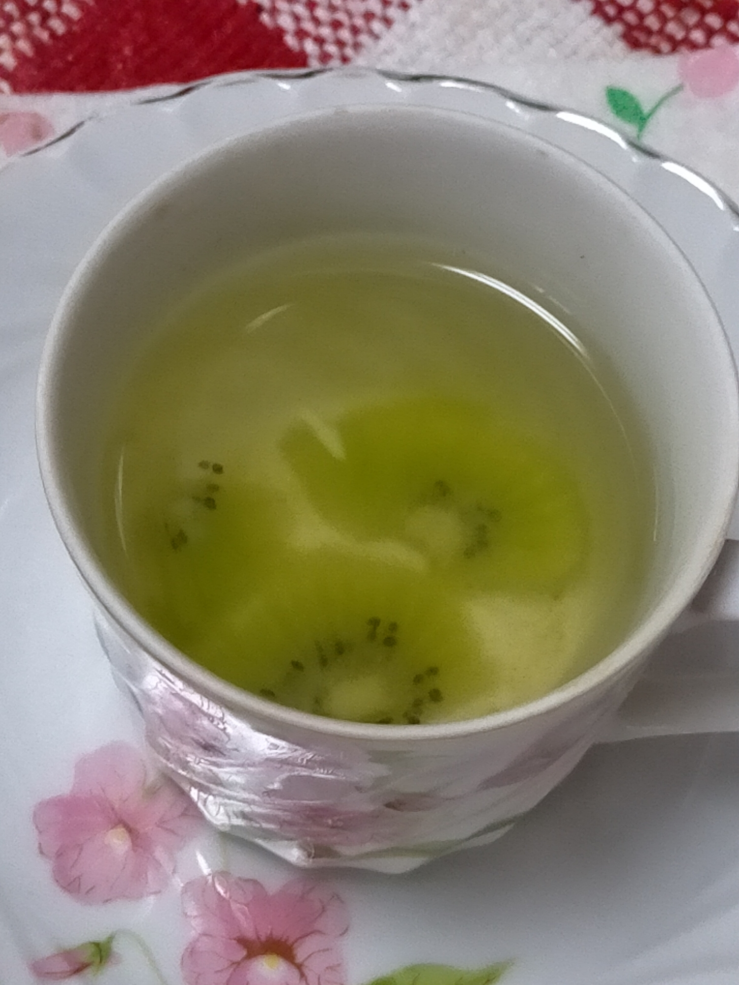 ほんのり緑茶で～*♪キウイフルーツフレバーティー♡