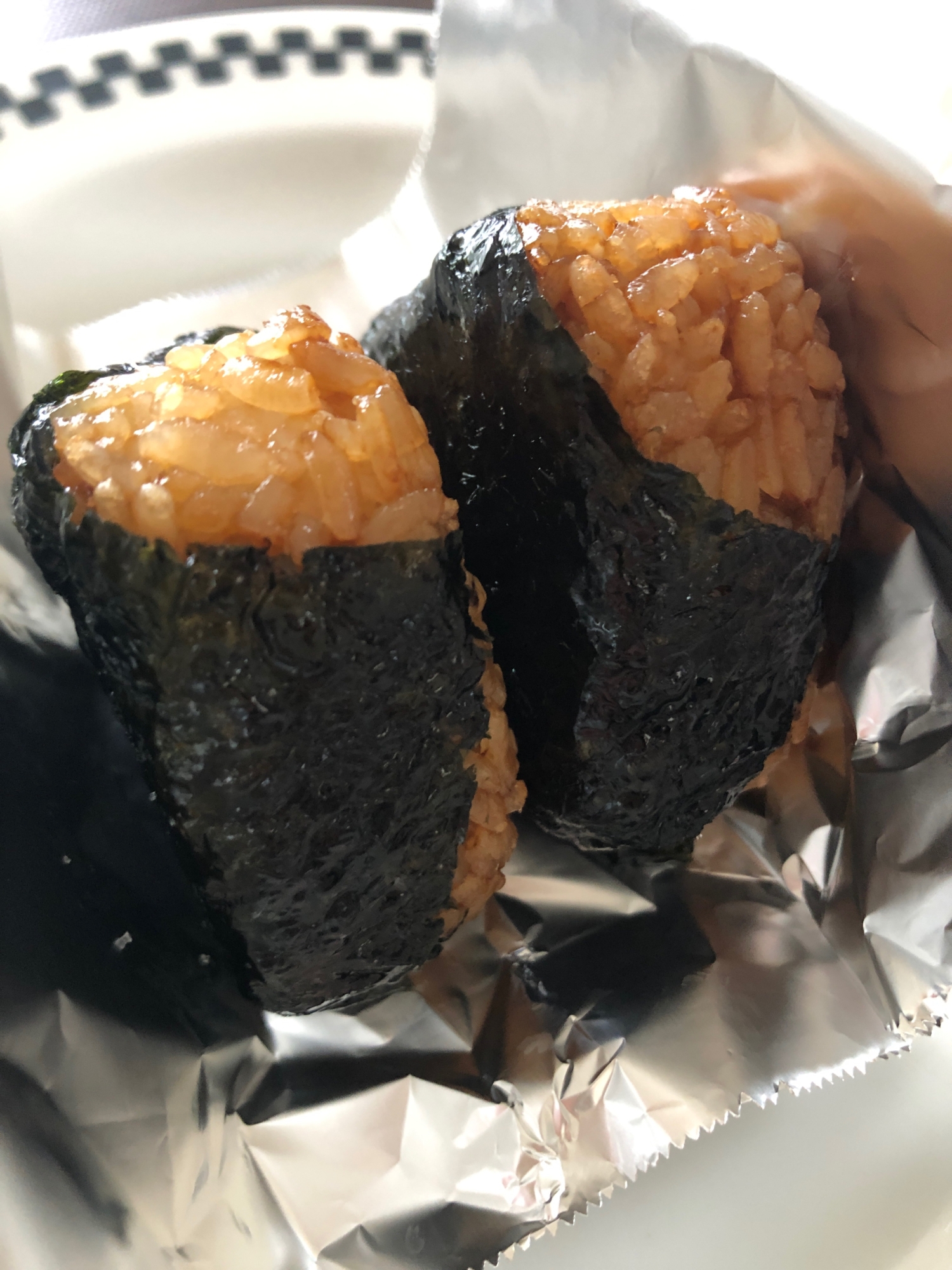 めんつゆ香る焼きおにぎり