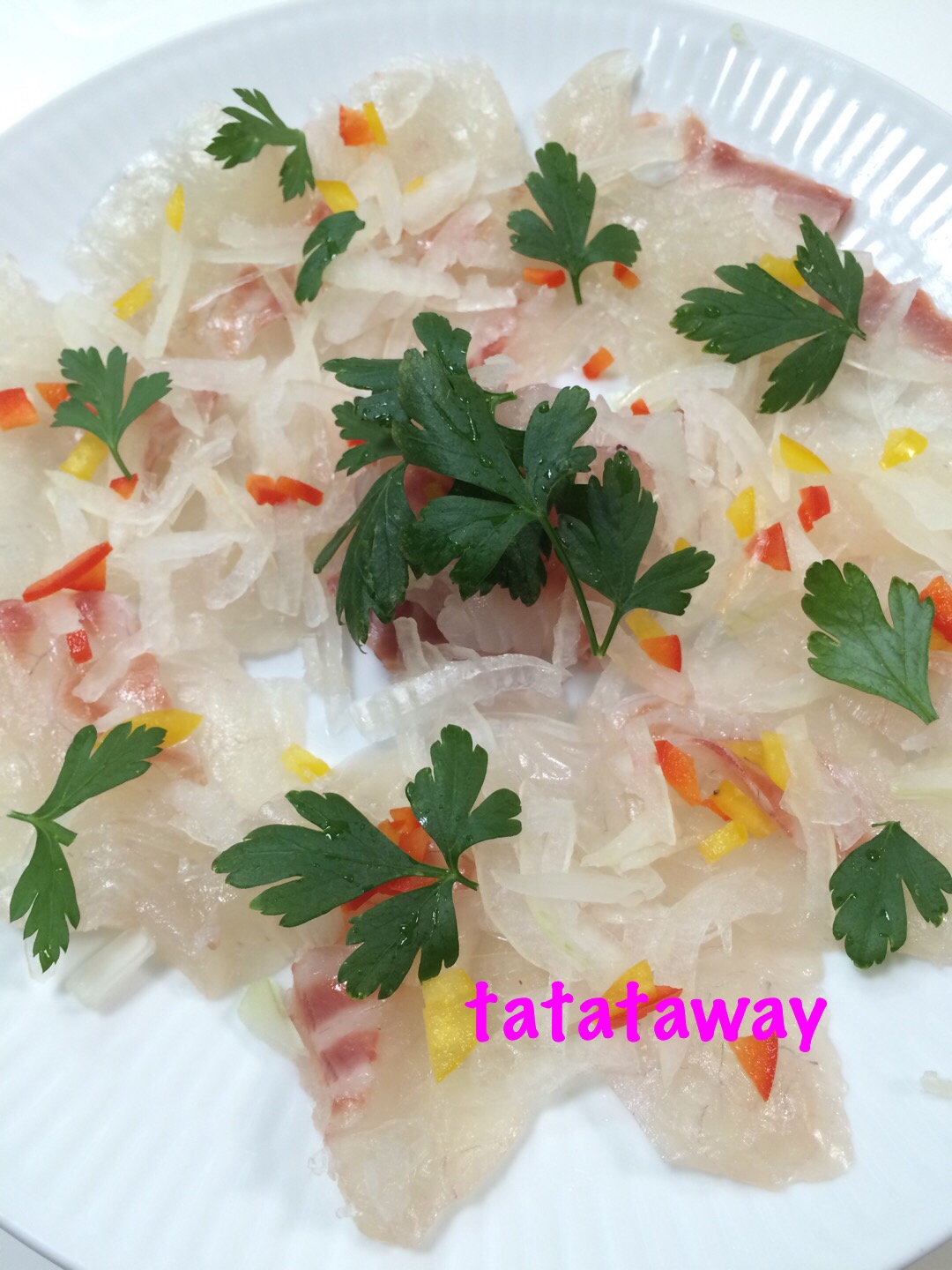 鯛のカルパッチョ レシピ 作り方 By Tatataway 楽天レシピ 鯛のカルパッチョ レシピ 作り方 By Tatataway 楽天レシピ