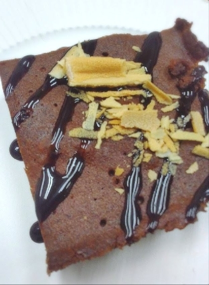 超ヘルシー♡レンジで簡単♡ほぼ豆腐♡チョコケーキ