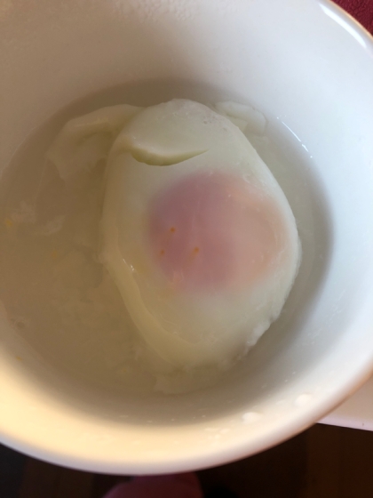 レンジで1分♪超簡単な温泉卵の作り方