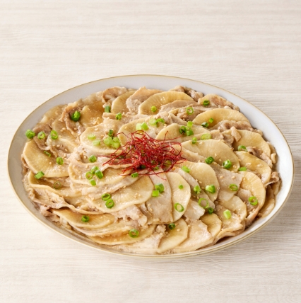 レンジで簡単！豚肉と大根ミルフィーユ
