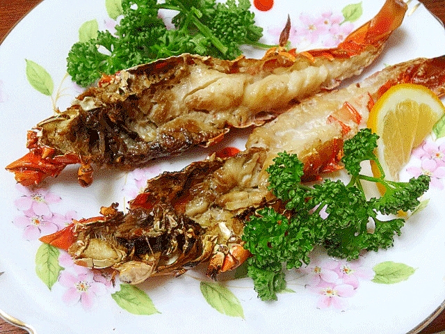 本来の味そのまま☆ 「伊勢海老の塩焼き」