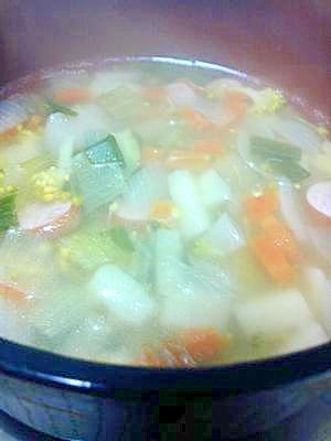 お野菜たっぷり♪中華スープ