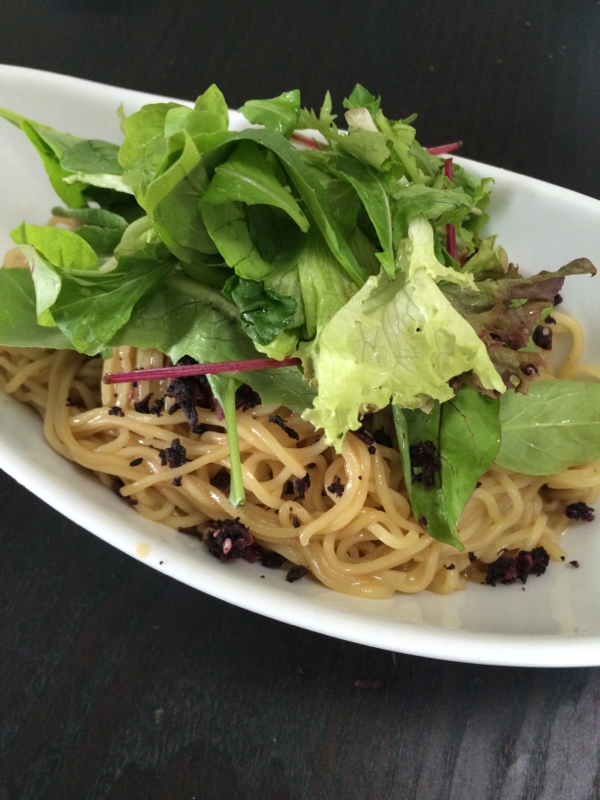 冷やしサラダゴマだれ麺 梅しそ味