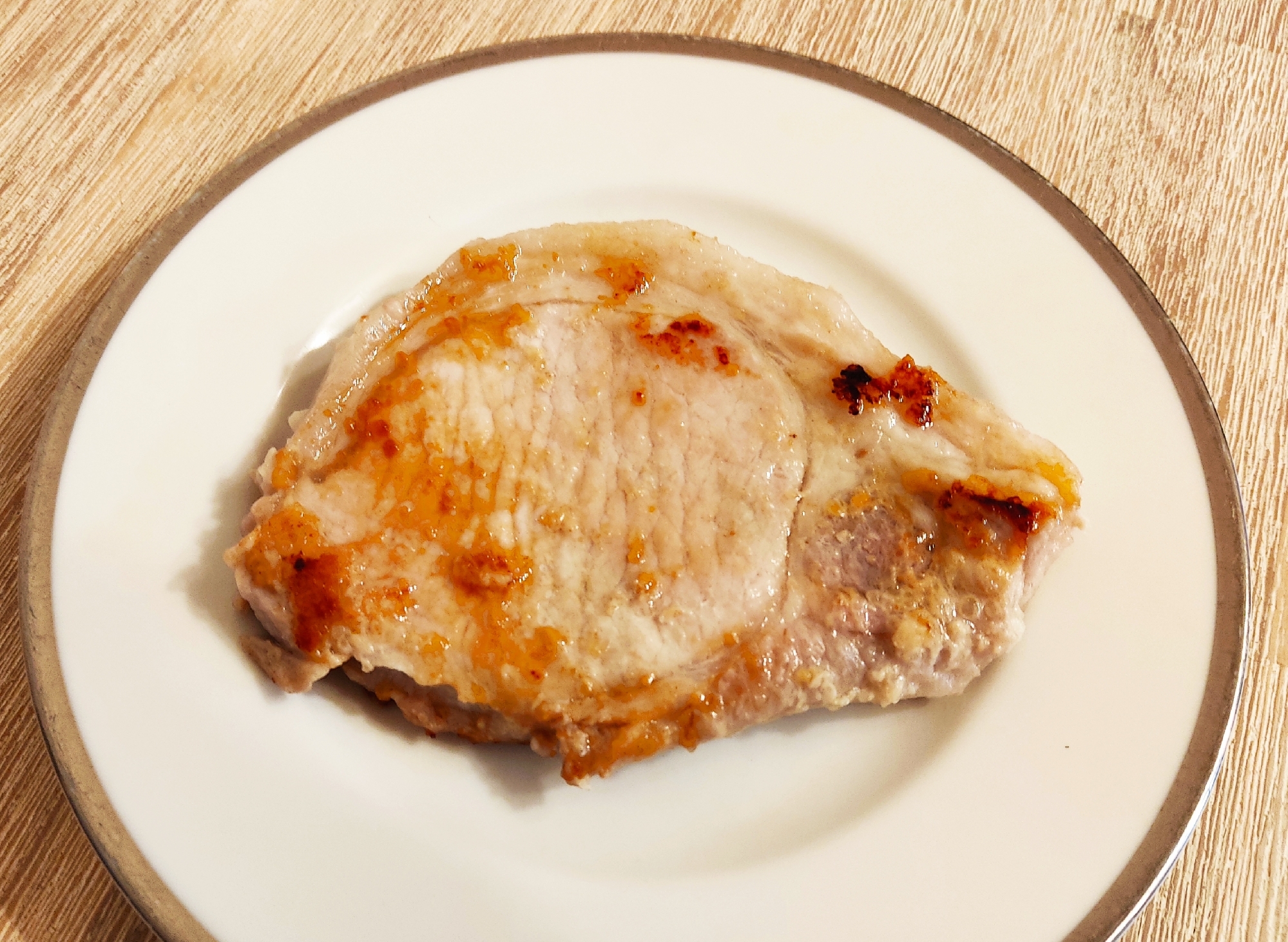 塩麹だけで絶品 豚ロース厚切り肉のソテー レシピ 作り方 By Makicchi 楽天レシピ