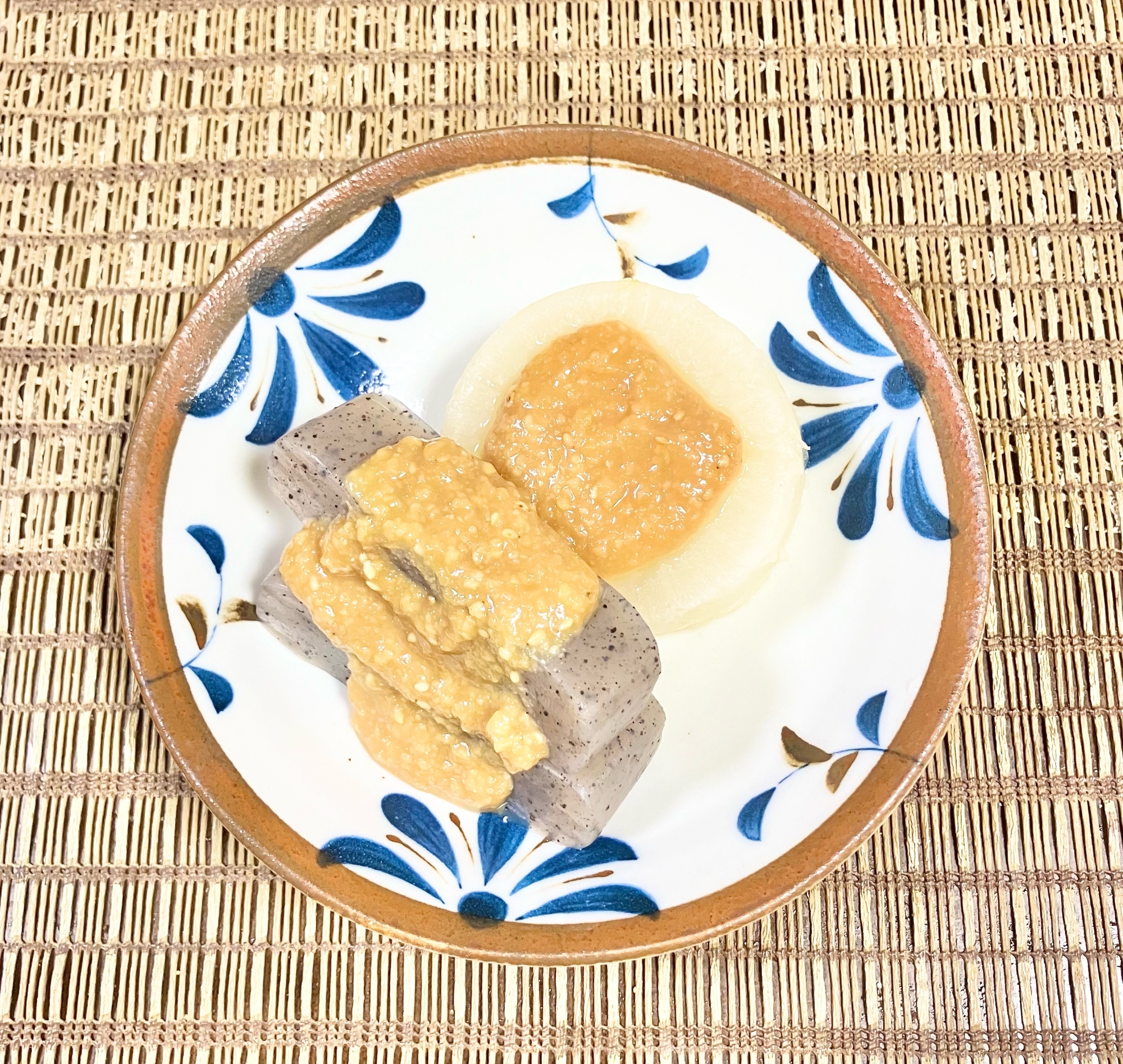 簡単☆大根とこんにゃくの味噌田楽