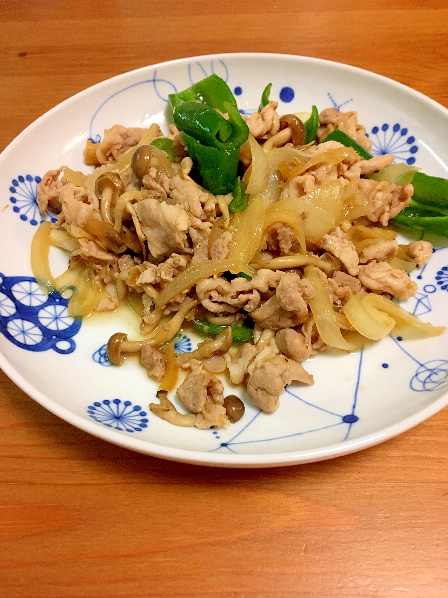 ゆずマーマレード風味の豚野菜炒め