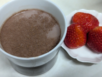 いちごとシナモンホットココア