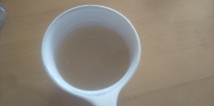 寒い外から帰って早速作りました。生姜で飲みやすくなって美味しかったです♪ほかほかー