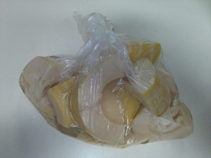 筍を冷凍保存出来るなんて知りませんでした。美味しい筍がいつでも食べられるし、ホント便利ですね(^_^)/