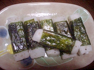 長いもの海苔巻き焼き