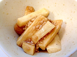 長いものからししょうゆ麹漬け