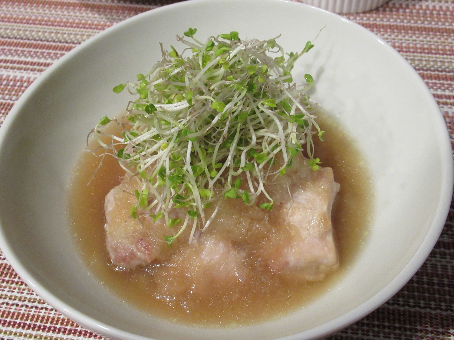 鶏もも肉のみぞれ煮