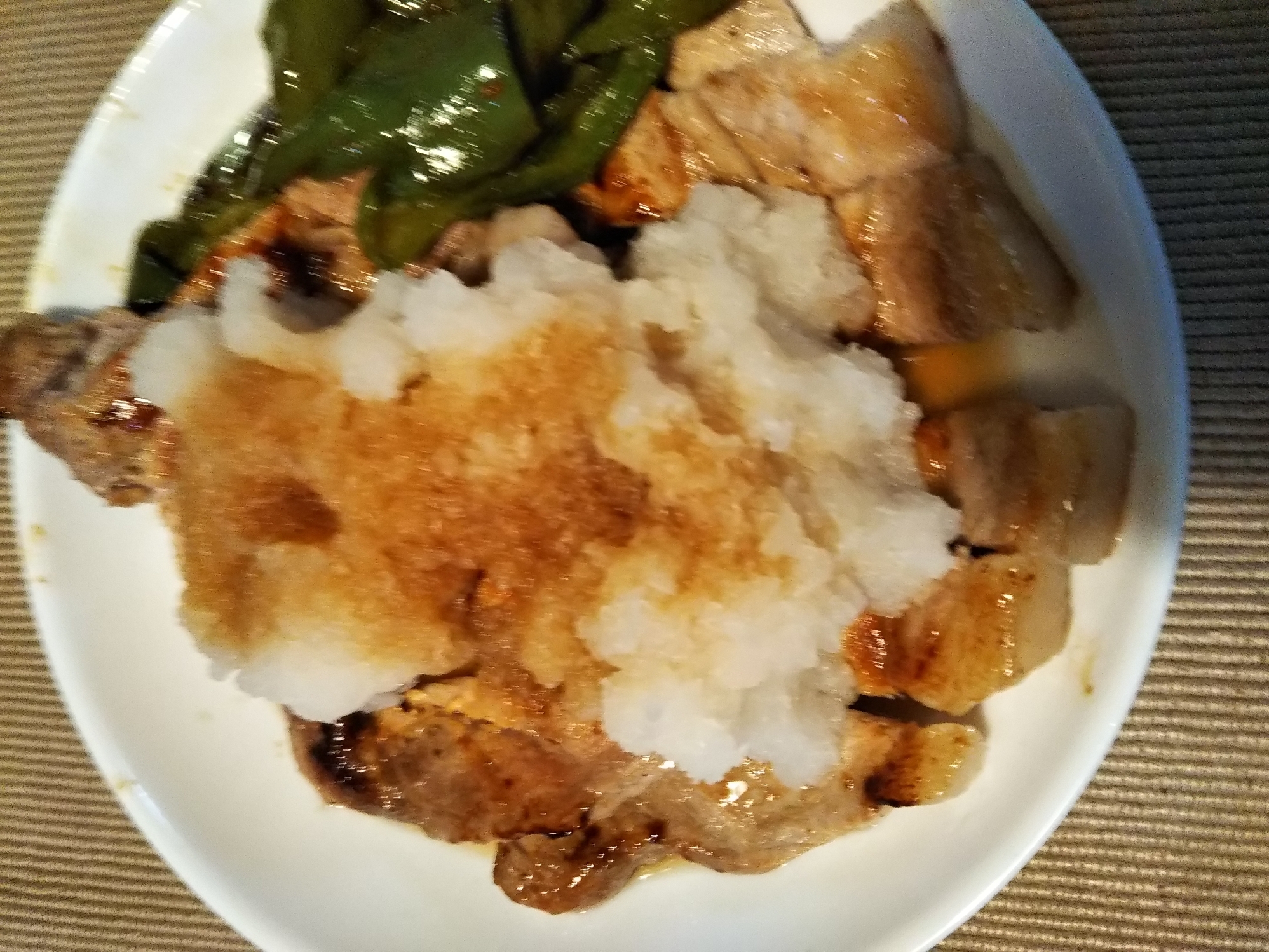 大根おろし豚肉焼き