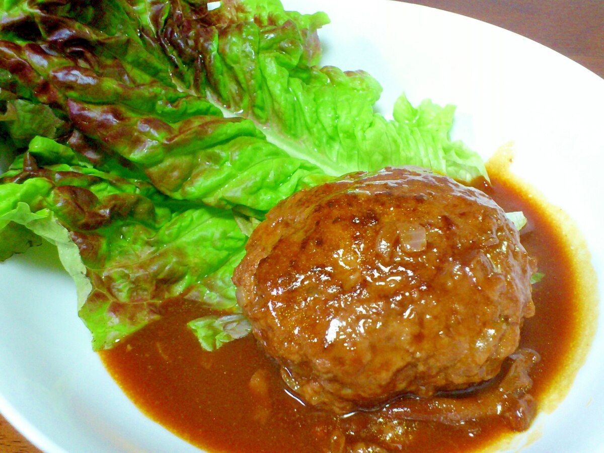 市販のデミグラスソースと赤ワインで贅沢ハンバーグ レシピ 作り方 By にく1675 楽天レシピ 市販のデミグラスソースと赤ワインで贅沢ハンバーグ レシピ 作り方 By にく1675 楽天レシピ