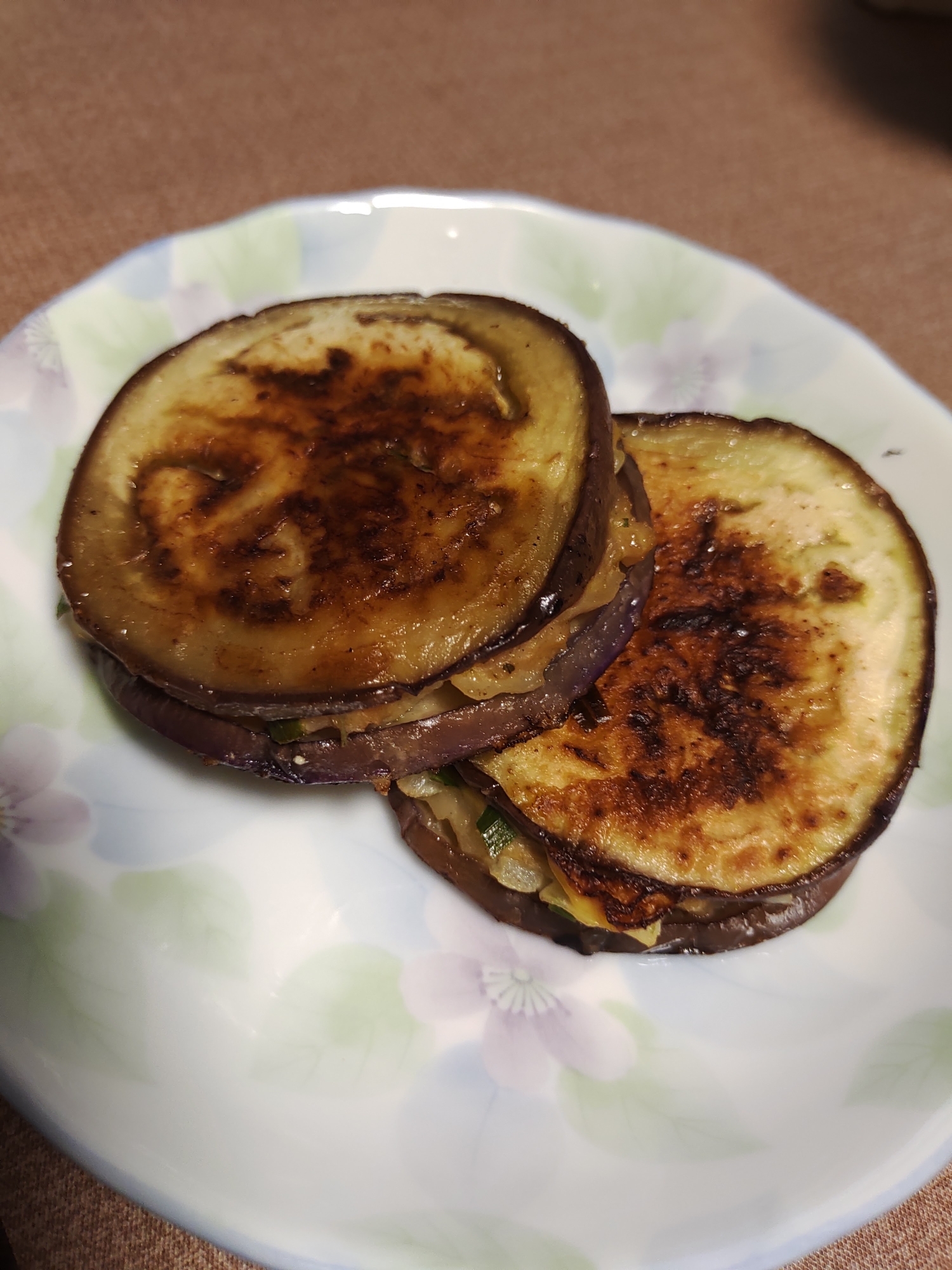 ナスのはさみ焼き