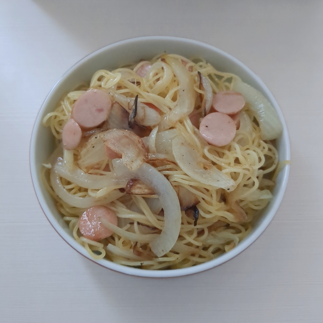 [簡単]パスタ焼きそば[10分]