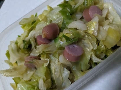 簡単おかず♪ウインナーと野菜の焼肉タレ炒め☆