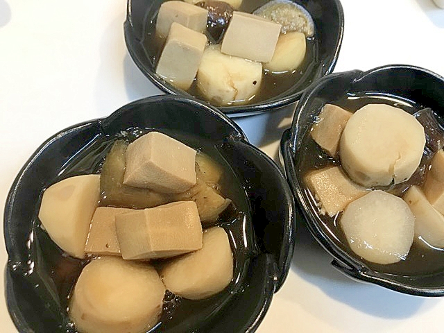 茄子と高野豆腐と里芋の☆ほっこり煮物