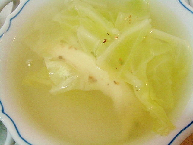 シンプル☆キャベツのスープ