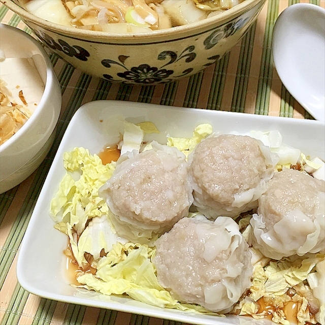 ヘルシオで高級焼売のヘルシア蒸し