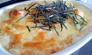 うまうま☆たらこもちグラタン