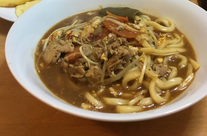 残ったカレーで作る☆カレーうどん