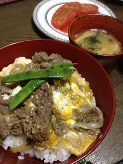 我が家の牛丼