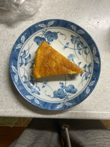 生クリーム、バター不要♪かぼちゃのプリンケーキ