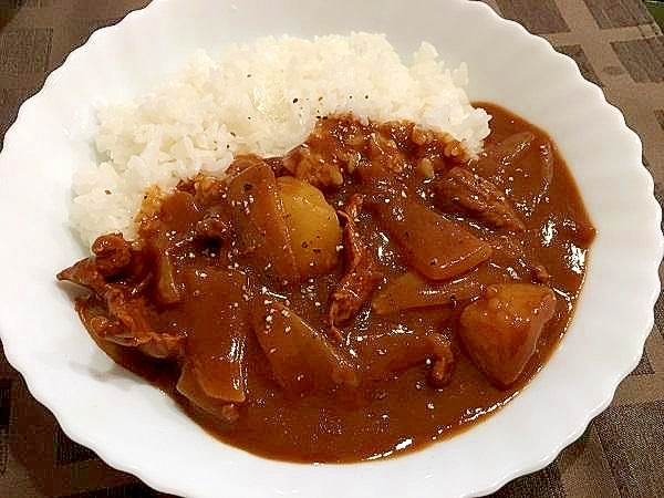 赤身の牛すじカレー