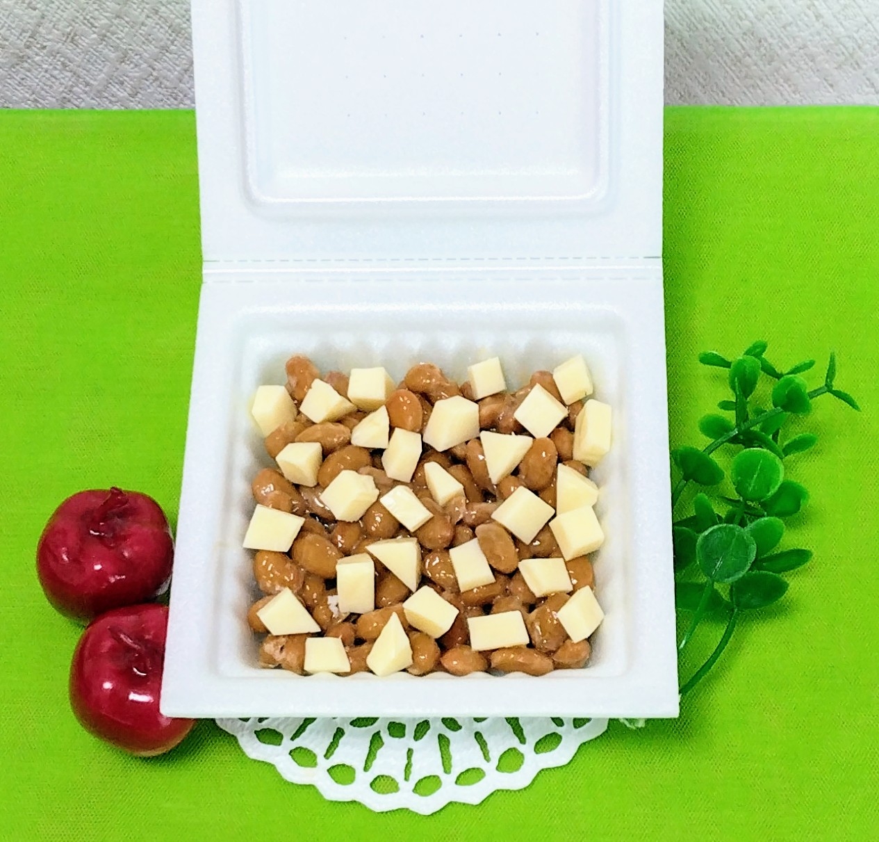 こだわりの✨洋風チーズなっとう✨低糖質 タンパク質