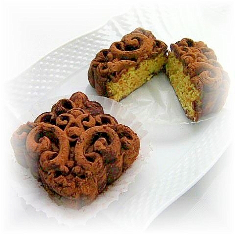 皿うどんde杜拜朱古力（ドバイチョコ）餅風米月餅