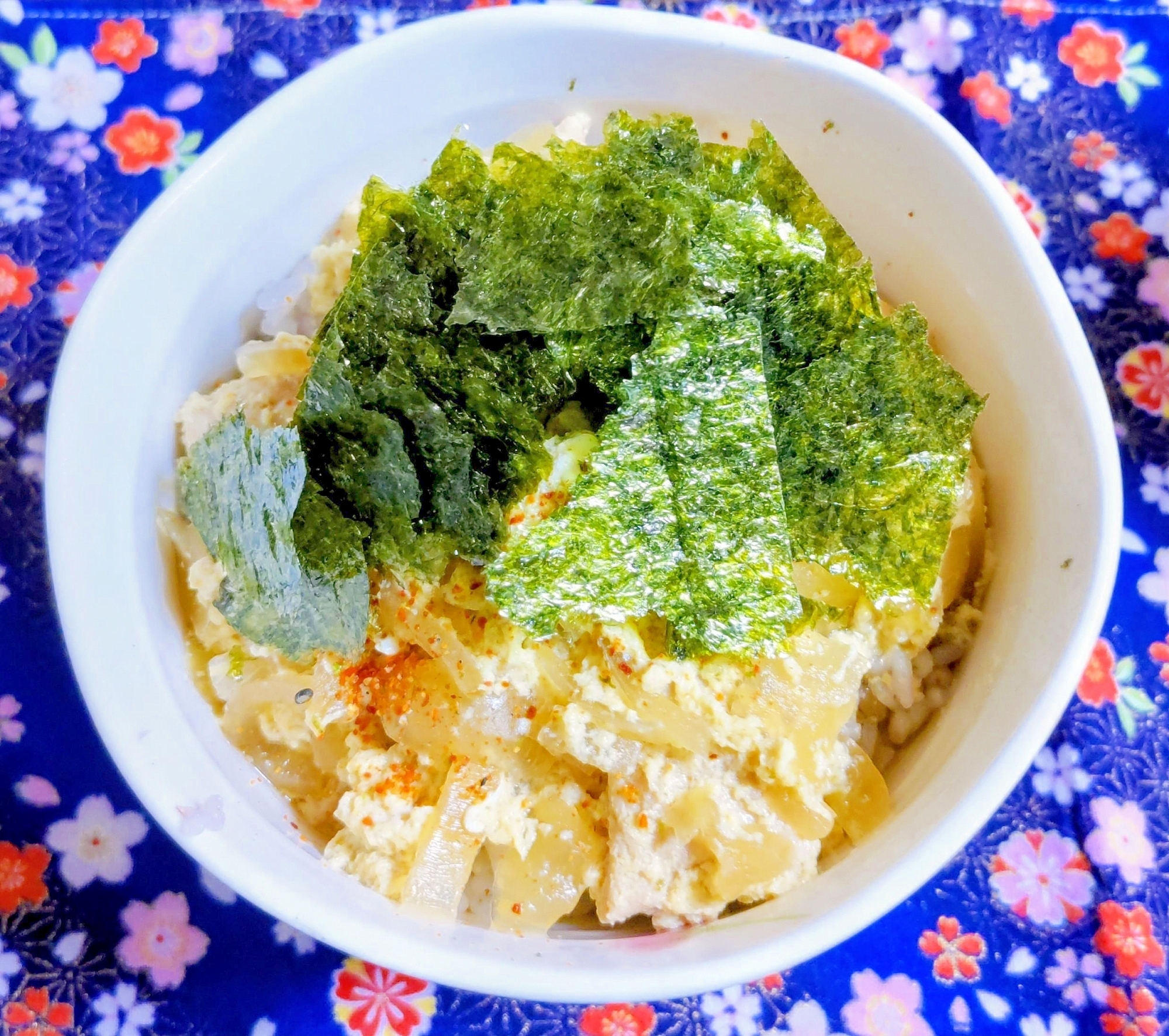しっとり鶏むね肉deヘルシー親子丼