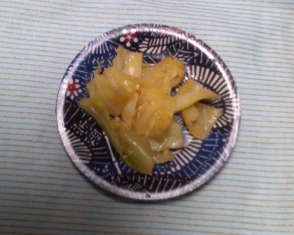 材料5つ！〜美味しいキャベツ炒め〜
