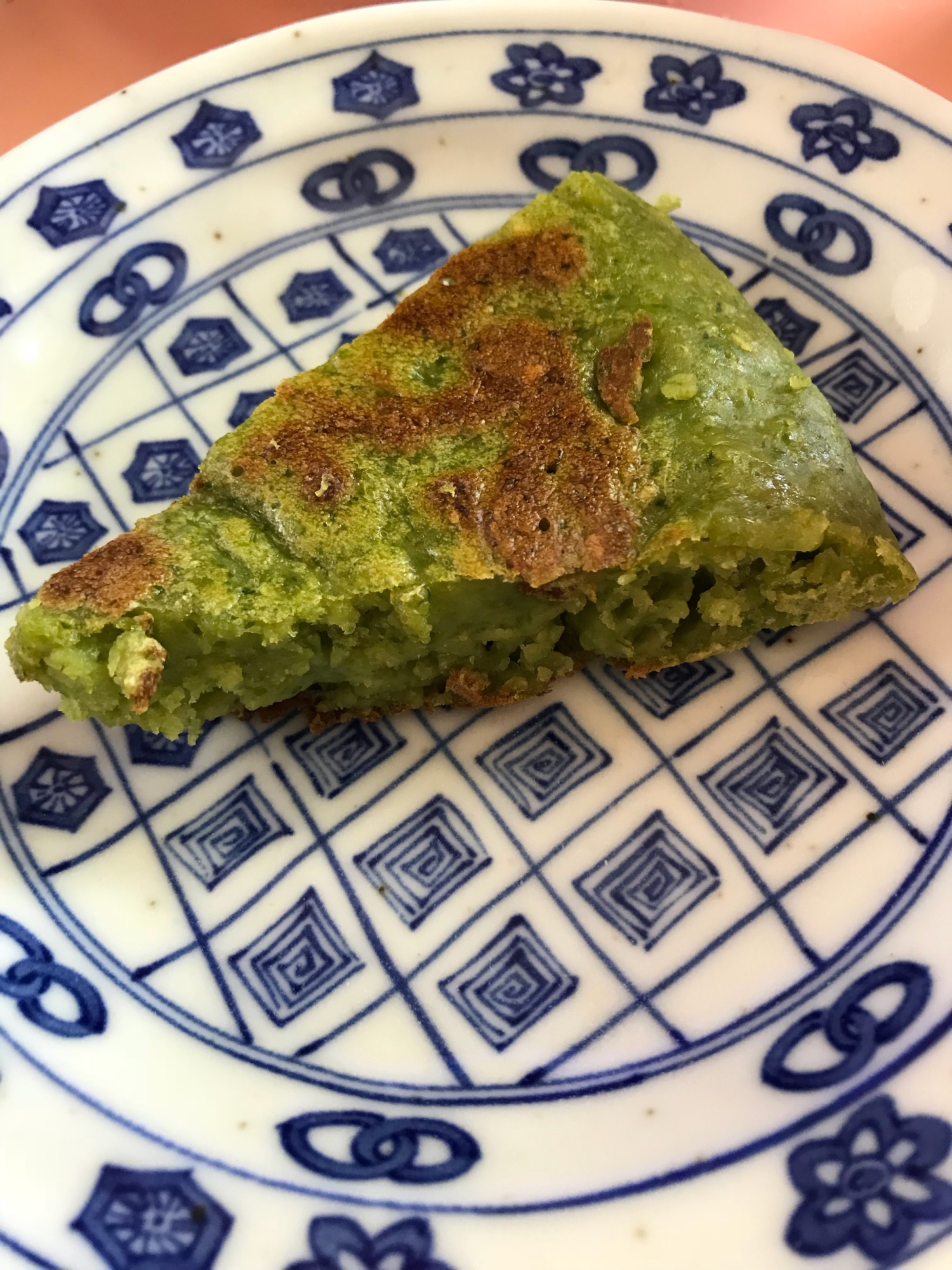 抹茶のホットケーキ