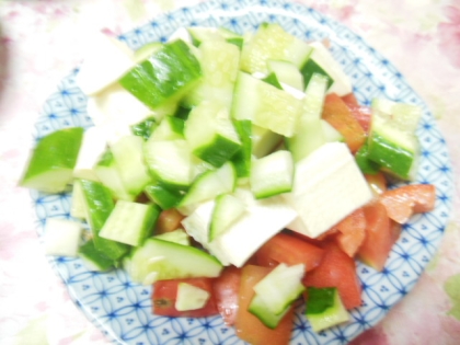 ☆野菜たっぷり♪　豆腐とツナのサラダ☆