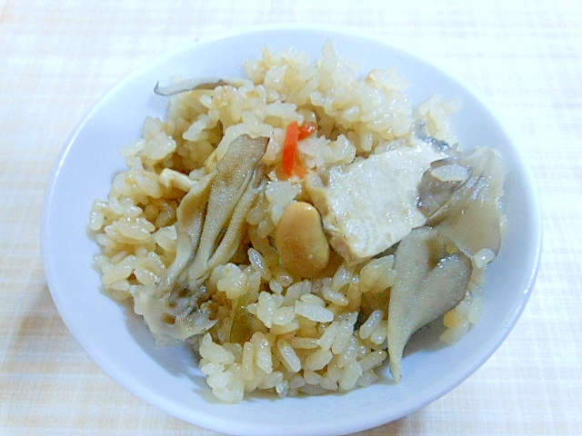 舞茸と大豆の炊き込みご飯