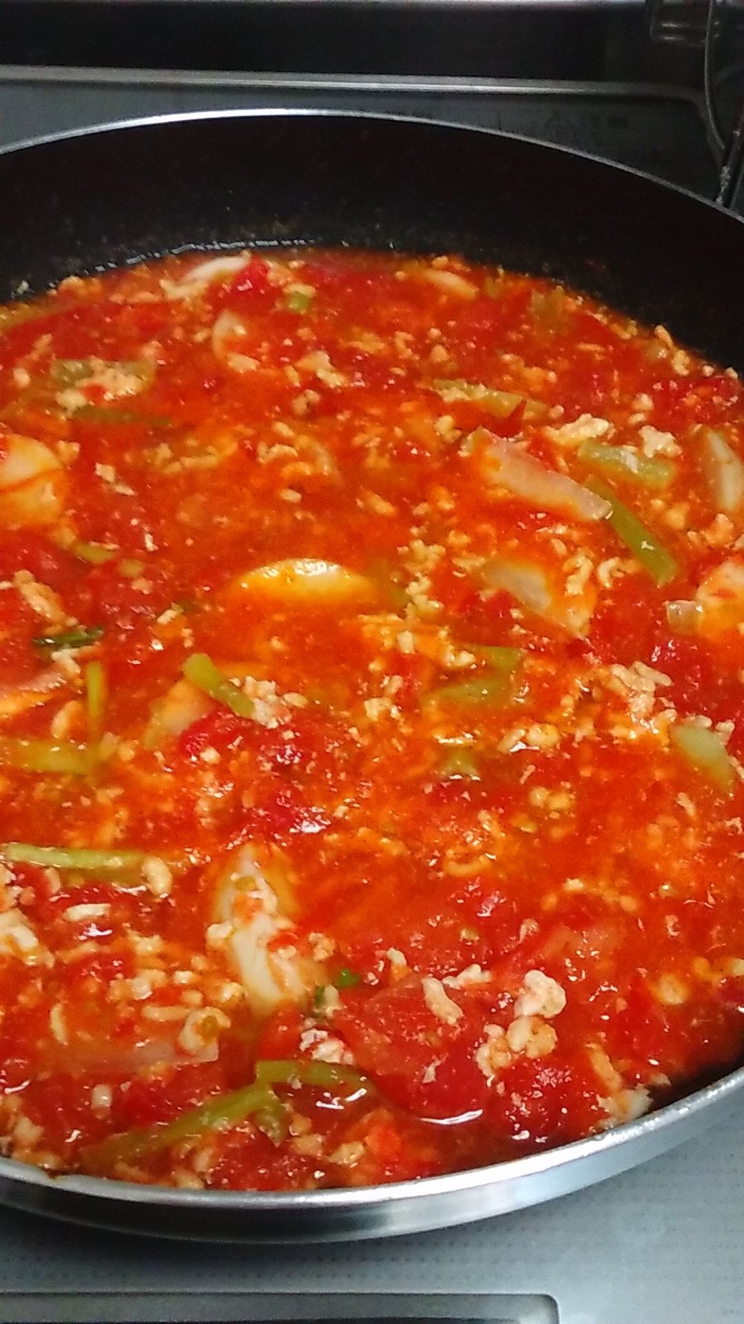かぶと鶏挽き肉のトマト煮