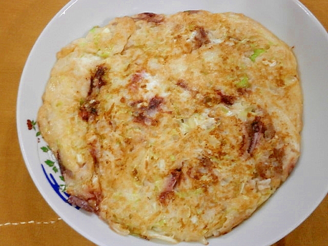 グルテンフリー！イカお好み明石焼き風