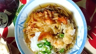 簡単美味！海鮮天麩羅素麺