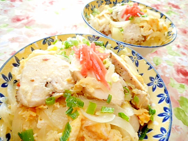 ❤大根おろしと鶏ハムの丼❤